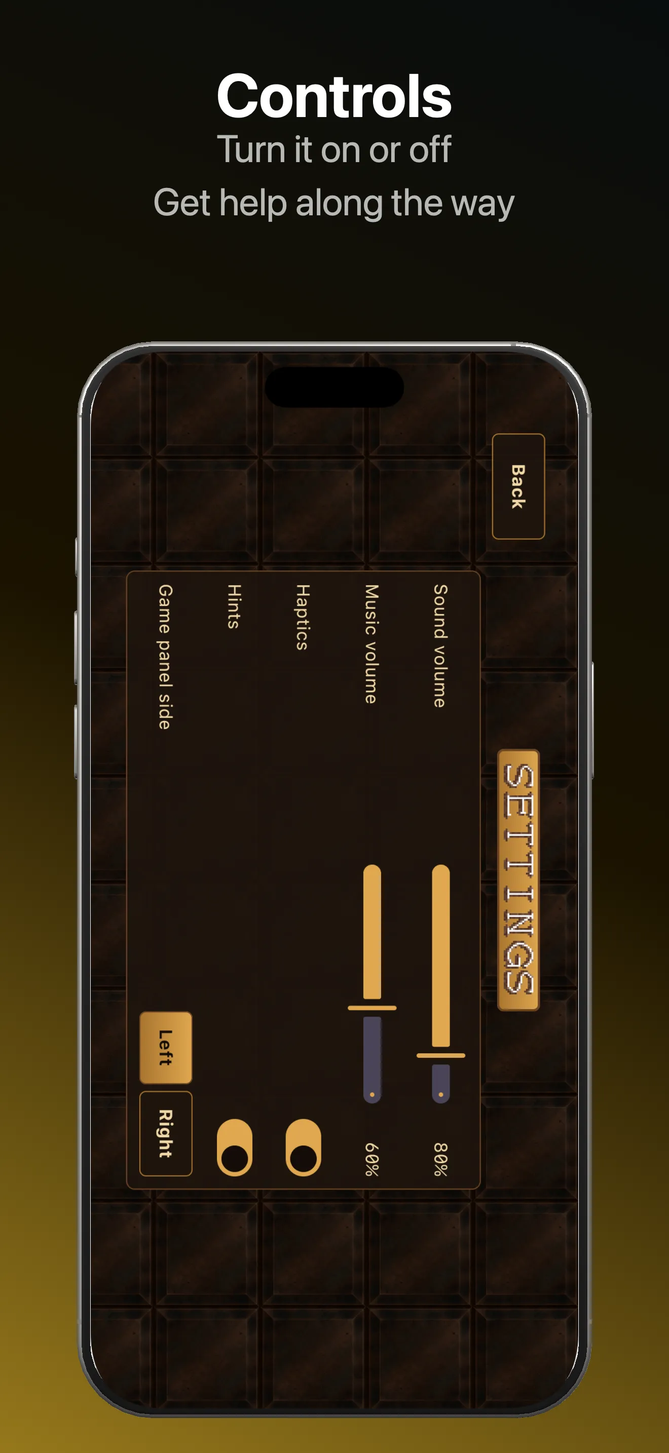 Orrery - Controls & Music